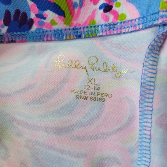 NWOT Lilly Pulitzer Girls Leggings, 2 pair Size Girls XL 12-14 - Picture 4 of 9